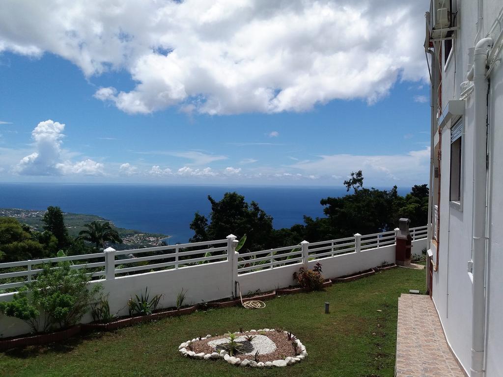 Belavue & Spa Prive, Avec Vue Panoramique Sur Mer, Jardin Creole Paysager, Jacuzzi Prive Bouillante Exterior foto